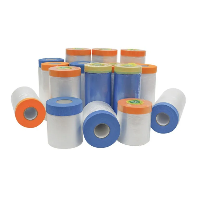 Hot Sales Protective Plastic Film Roll Covering Car Paint protection Masking Film Tape Painting Protection Covering Tape