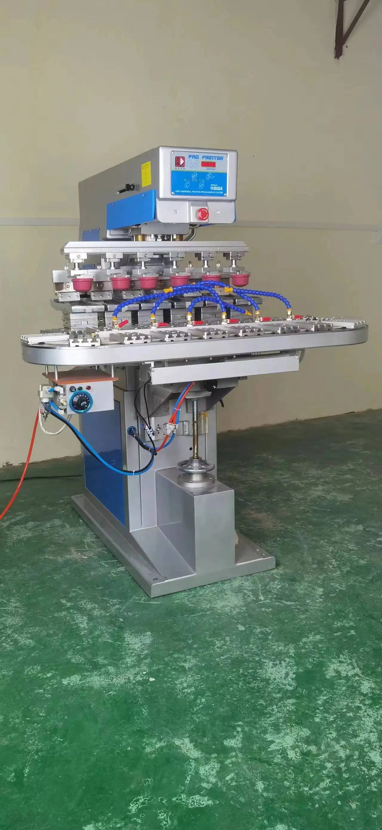 Classic 6 Color Pad Printer China Label Printing Machine for Small Business Label Printer