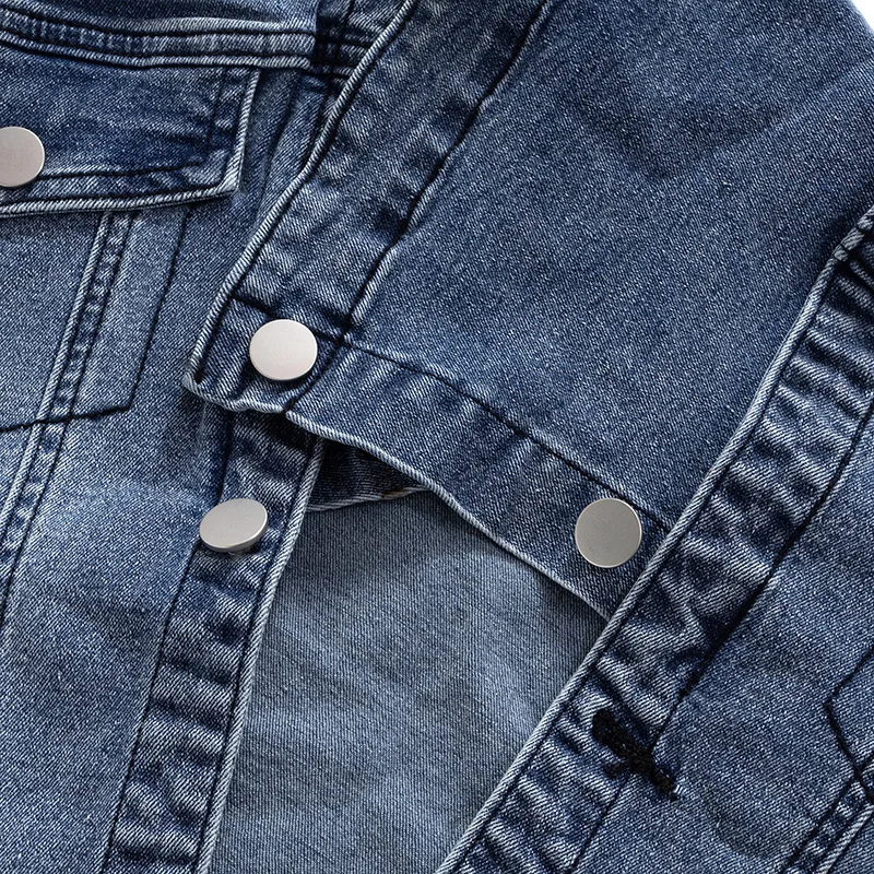 Shareee Spring Clothing 2023 Y2k Two Pieces Set Sleeveless Denim Jacket Denim Skirt Fashion Washed Denim Women 2 Pieces Set