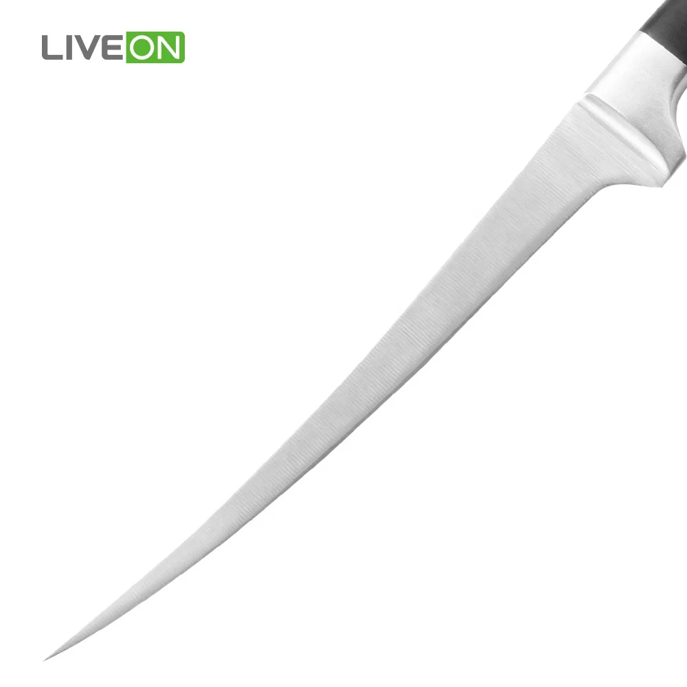 Stainless Steel Fillet Fishing Knife  with POM Handle