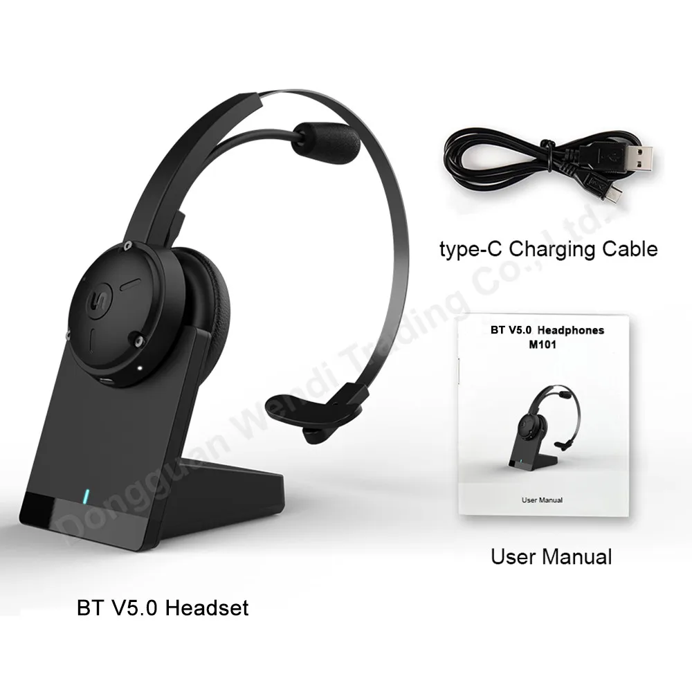 wireless BT5.0 Telephone Headphone headband Enhances For Call Center Headset With microphone