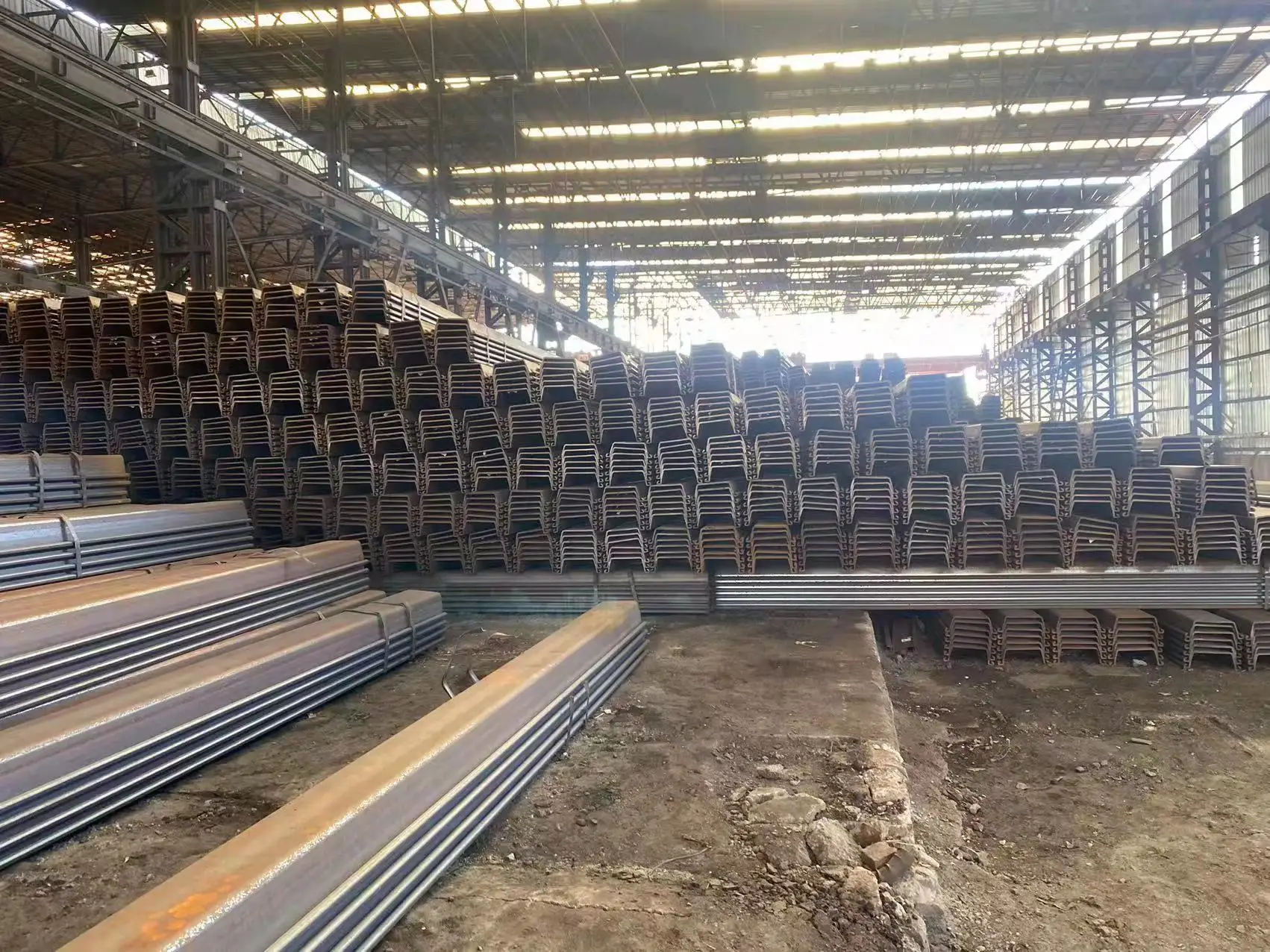 400x100x10.5mm Type 2 Hot rolled U type steel sheet pile for construction Hot Sale