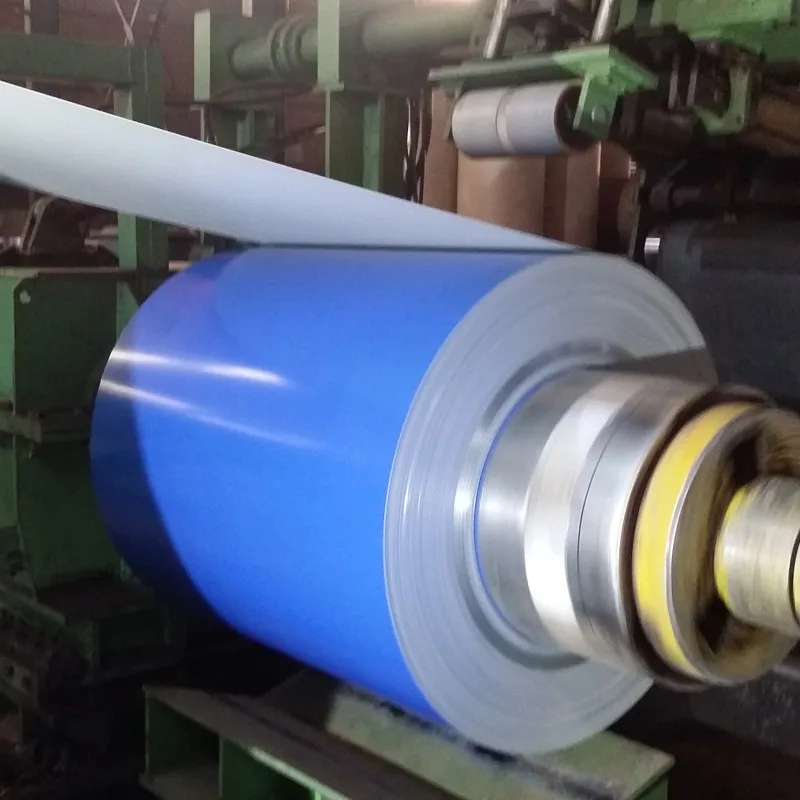 Blue colored coated polymers PPGI PPGL Coils Prepainted Steel Coil