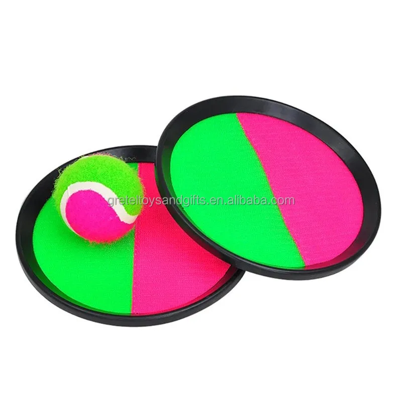 Gretel Toy Best Sale Outdoor Sports -child Games Throw Sticky Balls And Catch Toss Sucker Sticky Ball Set Catch Ball Set