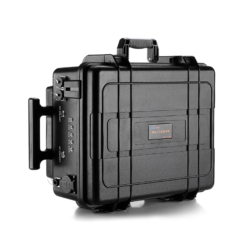 PUXICOO Shell Material Waterproof ABS Solar Electric Generator With Output Voltage AC Pure Sine Wave 220V 50HZ Or 110V 60HZ