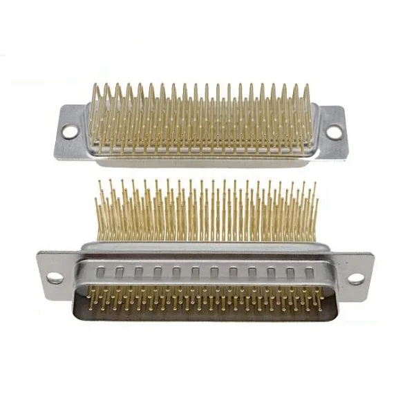 d sub terminal high density female right angle 78 pin d sub jack screw connector
