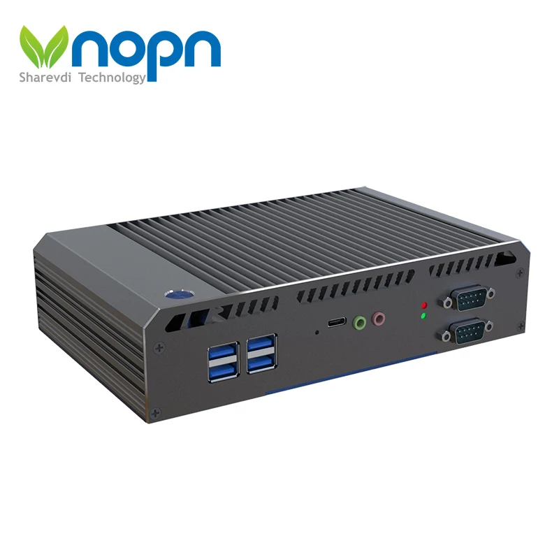 2021 i3 5Gen 5005U 8G ram dual ram slot 128g ssd msata Fanless Desktop PC Thin Client for bank Project
