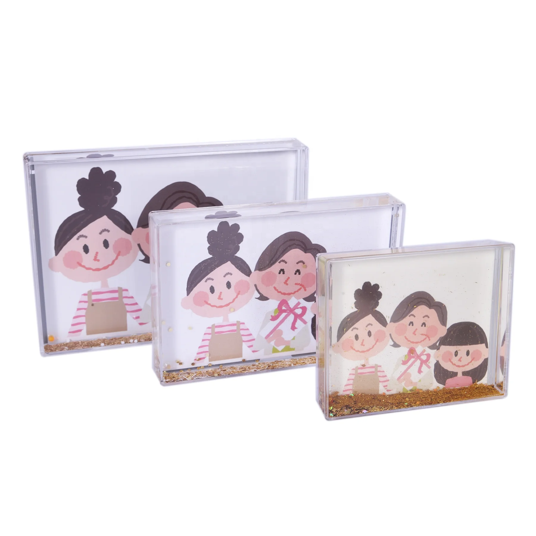 Wholesale desktop stand picture insert table top photo frame