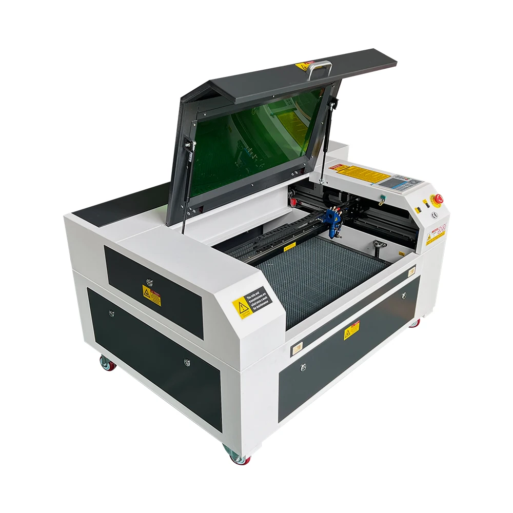 KH-750 Laser Engraver Laser Engraving Machine for Wood Plastic CO2 Leather Printer Patent Engraving in Mini Glass  Stones 60W