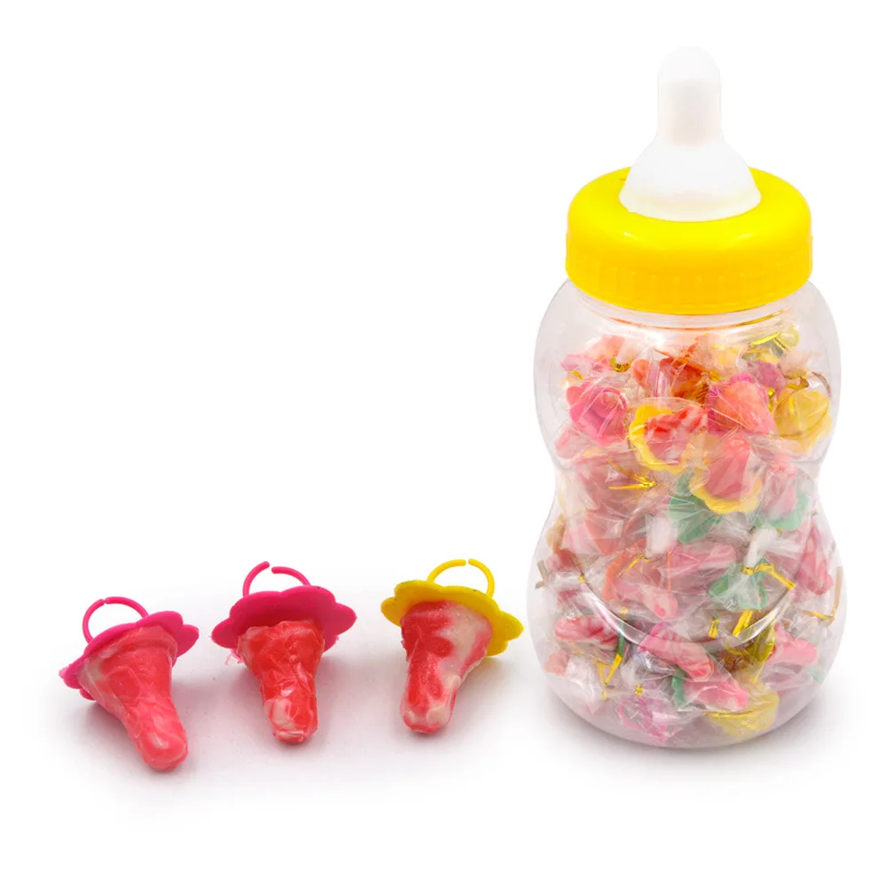 OEM pink cute toy nipple hard candy for kids