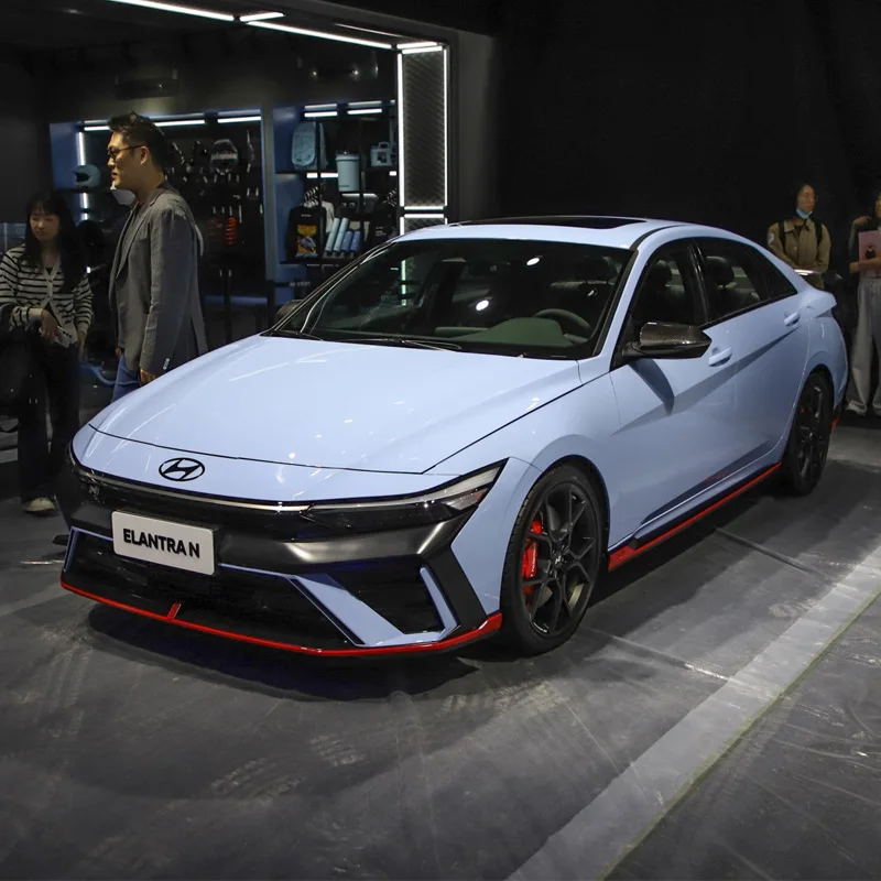 2024 new left-hand drive Beijing Hyundais Elantra N 8-speed dual-clutch front-wheel drive 2.0T 4-door 5-seat compact sedan.