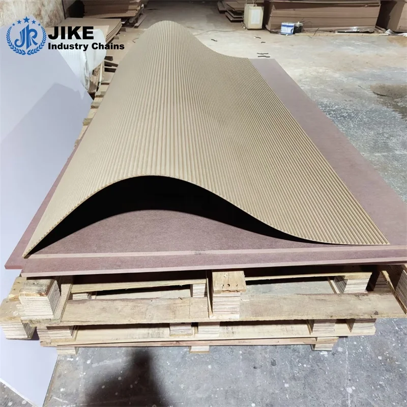 Flexible Bendable Wall Wood Board 3D MDF Decorative Wall Panel