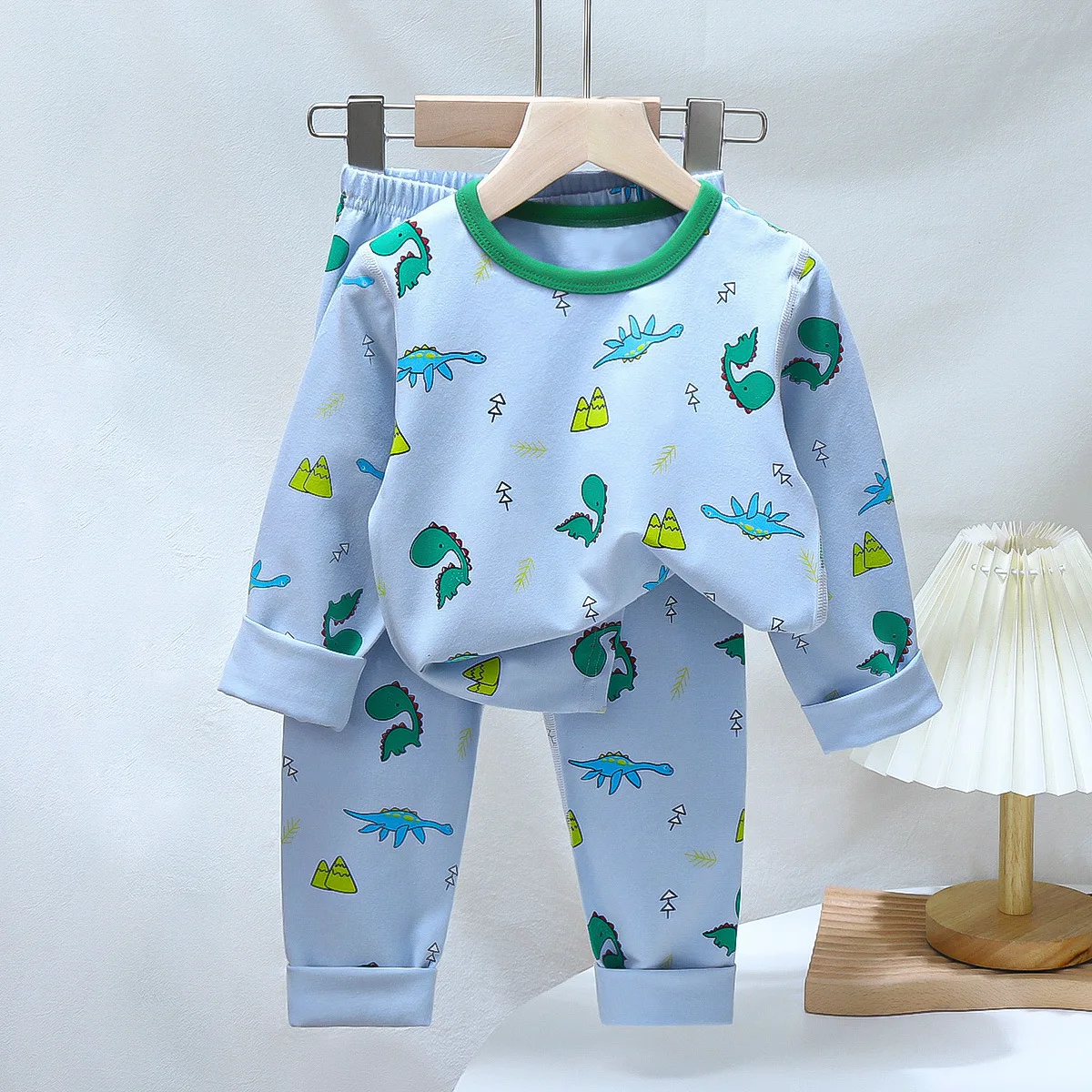 Rarewe Autumn Winter Children Cute Pajamas Set Kids Baby Underwear Soft Clothing Long Sleeve Children Sleepwear Pajamas
