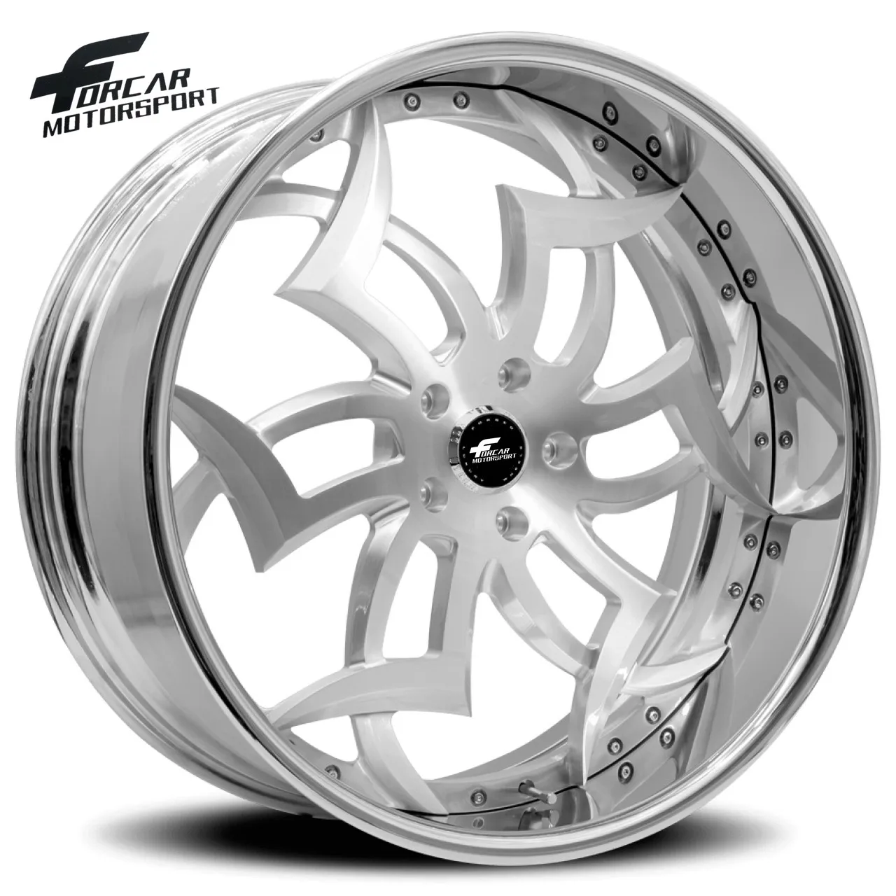 Colorful customized size forged car aluminum wheel rims