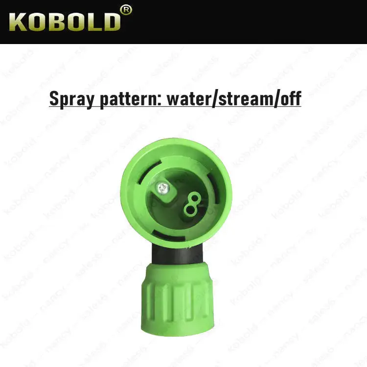 Kobold 38mm Cleaning Hose End Washing Foam Sprayer Plastic Spray Nozzle