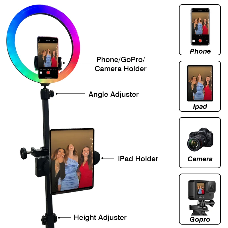 video selfie box photo booth low profile 360 photo booth ipad photo booth shell with printer stand plug