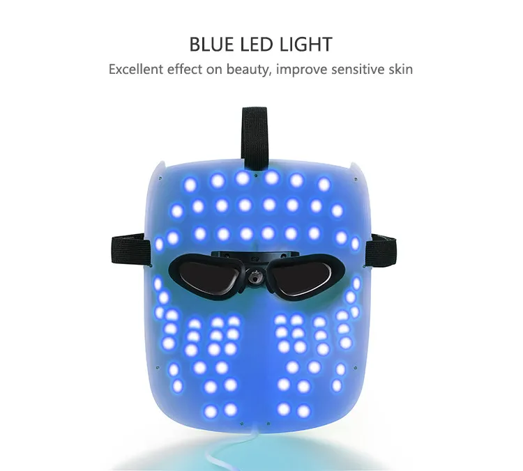 USA Medical  510K best  Infra Led Light blue therapy for Acne clear existing breakouts