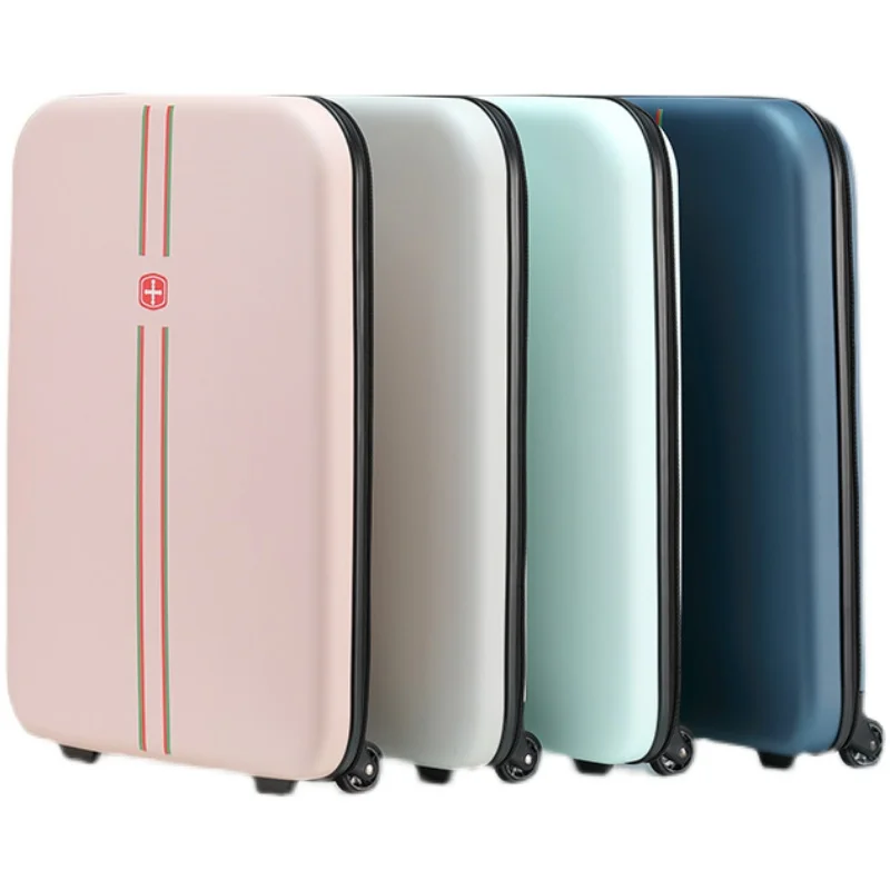New ALL PASS 2022 Folding Suitcase Women's Suitcase Landing Case 20" Men's Portable Travel Suitcase 24" Custom
