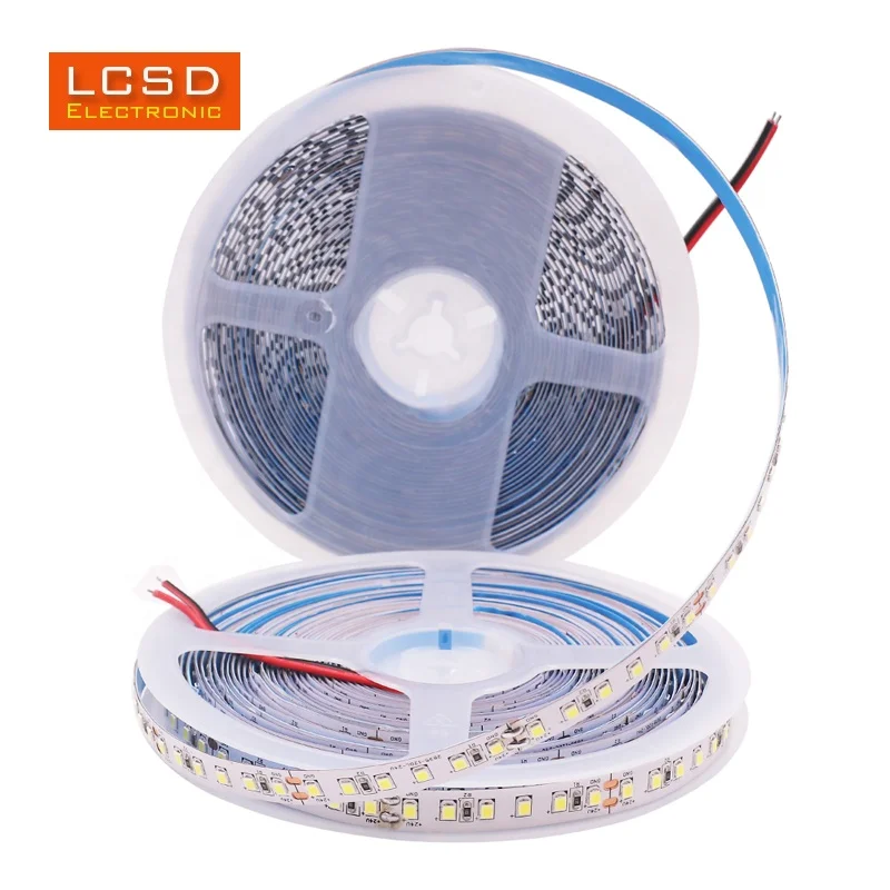 Wholesale High Lumen 12V 5 meters 60Leds/M led strip light Smd 2835 Led Flexible Strip Light 10000K White Cool White