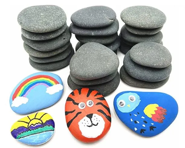 Hot Selling Big Stone Painting, River Rock Painting, DIY Flat Stone Painting