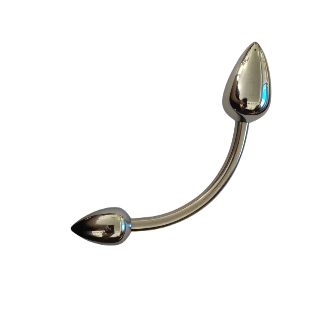 2022 hot selling double headed metal anal plug toys anal plug for men and women