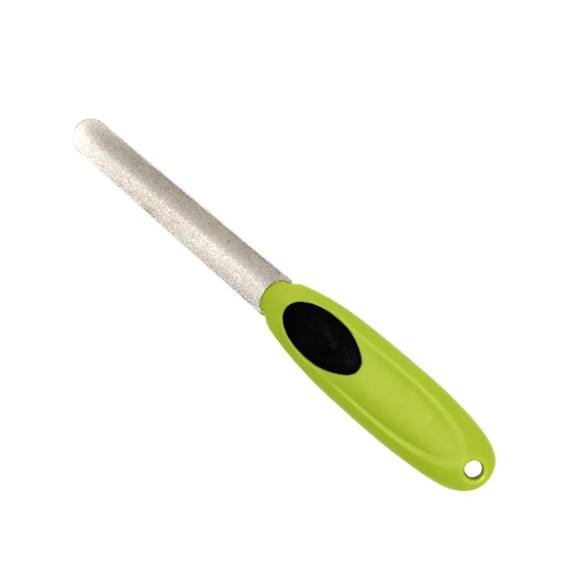 Factory Wholesale LOW MOQ Durable Plastic Handle Pet Nail File