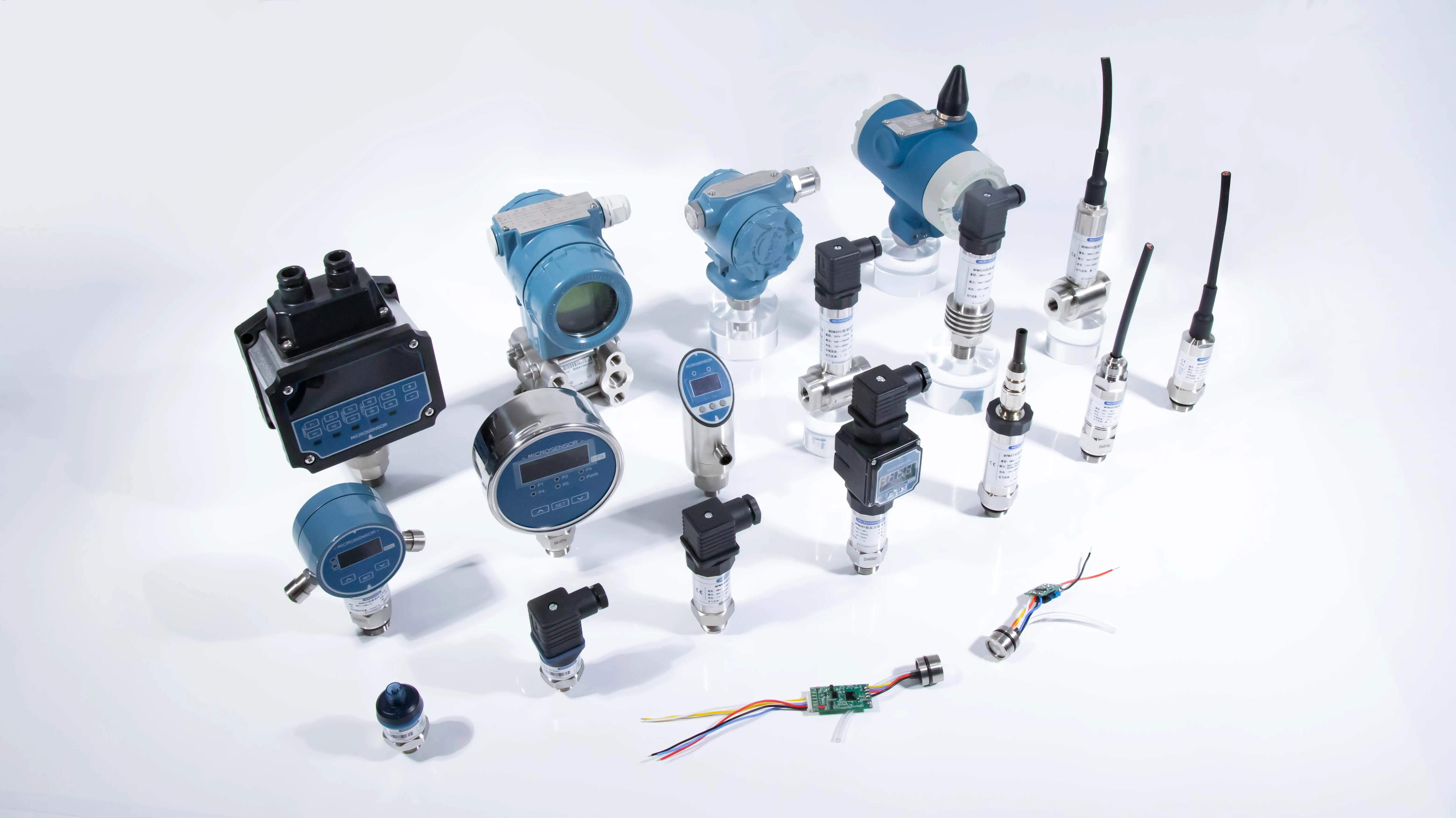 Microsensor Water Liquids Customized 4-20mA Pressure Sensor Digital HART Intelligent IP65 Pressure Transmitter MPM486