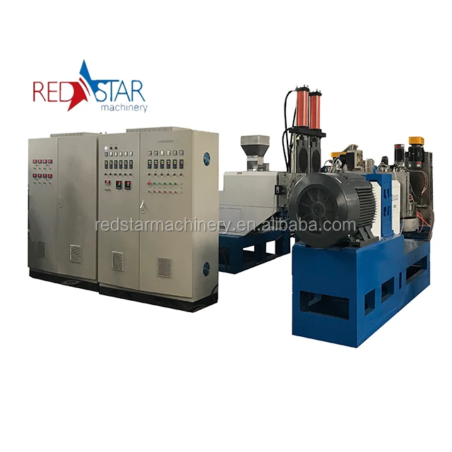 PET PP LDPE pellet  cutter machine double stage plastic granulator  machine small plastic granulator