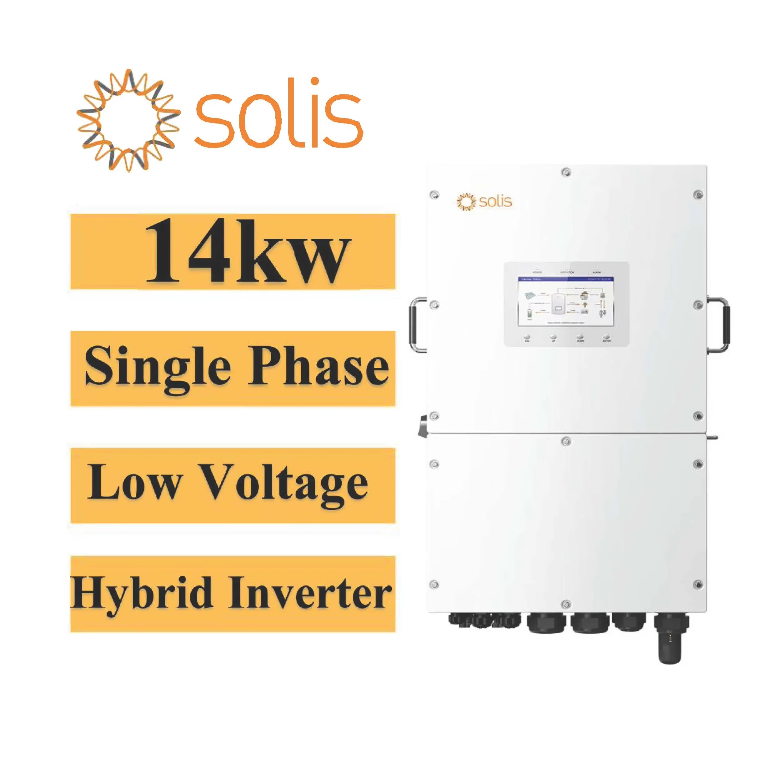 High Quality Solis S6-EH1P14K-L Hyrid Inverter Single Phase Low Voltage Energy Storage Inverters for home use