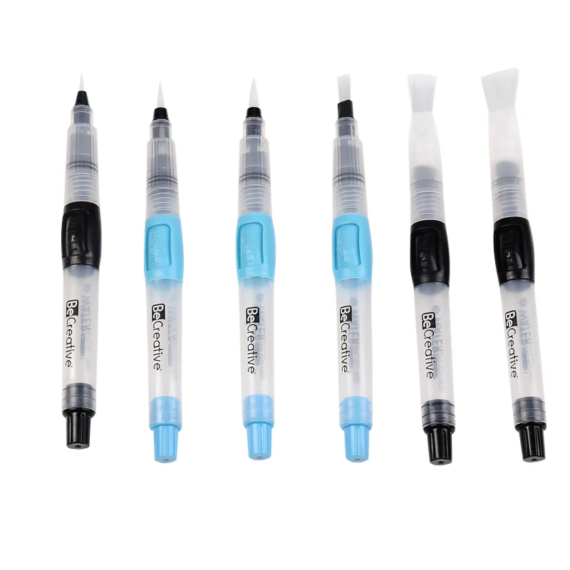 Water pointed tip  art paint brush pen for water color drawing
