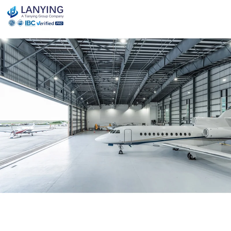 Structural Steel Building/ Warehouse Aircraft Hangar Prefabricated Structure  Design Steel Structure Workshop Metal Buildings