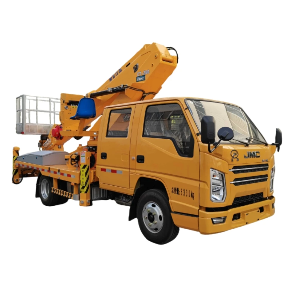 High Quality JMC 24 Meters Remote Control High-altitude Operation Aerial Truck Mounted Aerial Working Platform For Sale