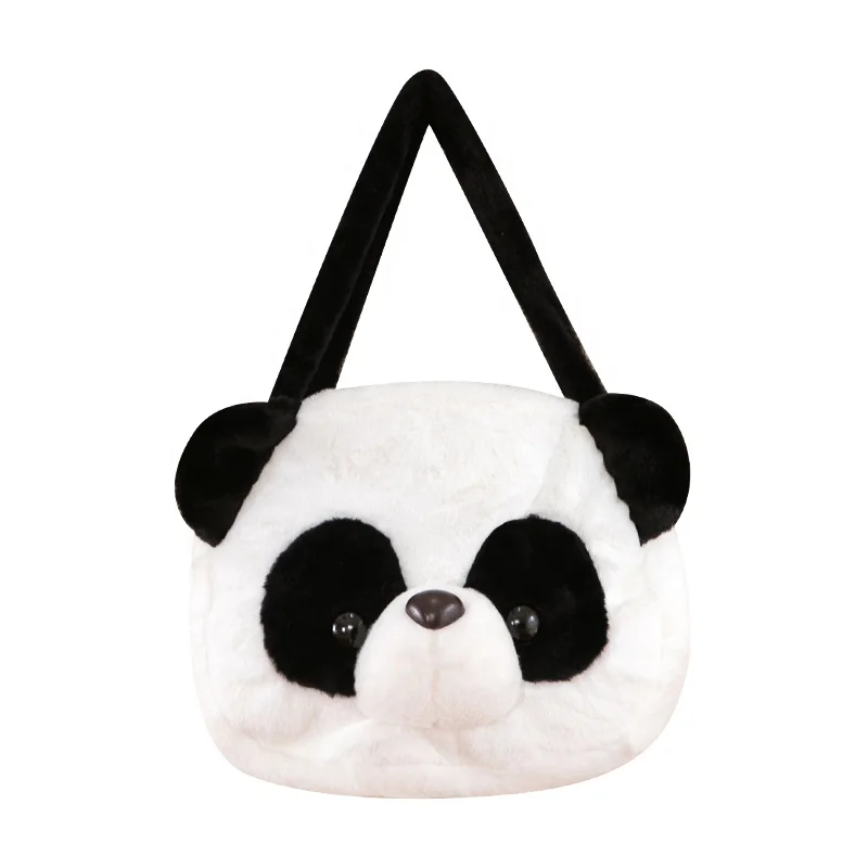 2023 wholesale Kawaii animals Panda Plush Bag Backpack Stuffed Anime Handbag Cartoon Backpacks For Girl Gift