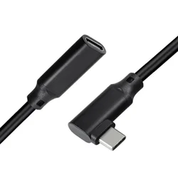 20V 5A usbc cable nylon braided buy usb cables type c fast  Braided USB 3.2 3.1 Type C Male to Female Extension Cord