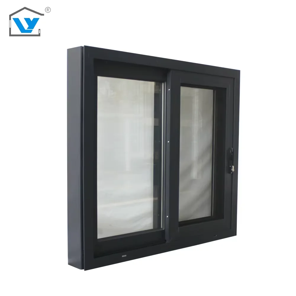 Custom Modern Double Glazed PVC Window Frame Impact-Resistant Stainless Steel Aluminum Alloy Sliding Windows Apartments