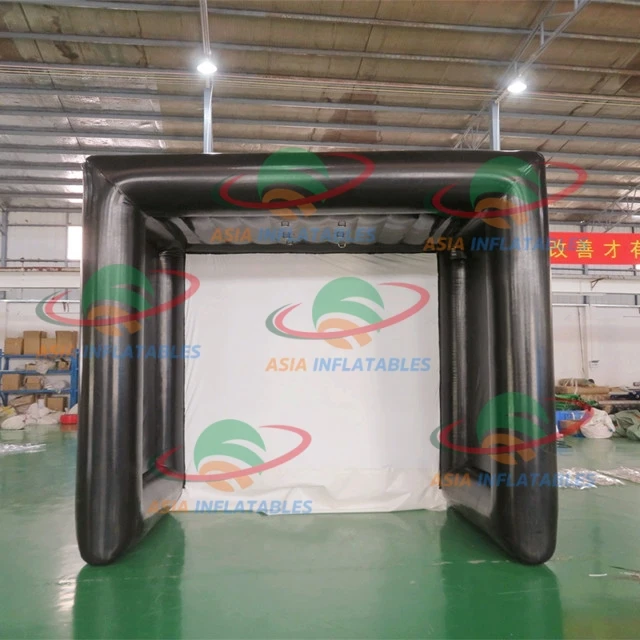 Factory price inflatable golf simulator tent with movie screen , inflatable Golf Simulator Driving Range Tent