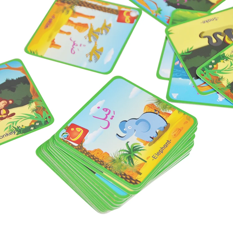 Arabic Learning Cards 28Pcs Educational Materials Alphabet Sign Flash Card Baby Printing Toy for Children