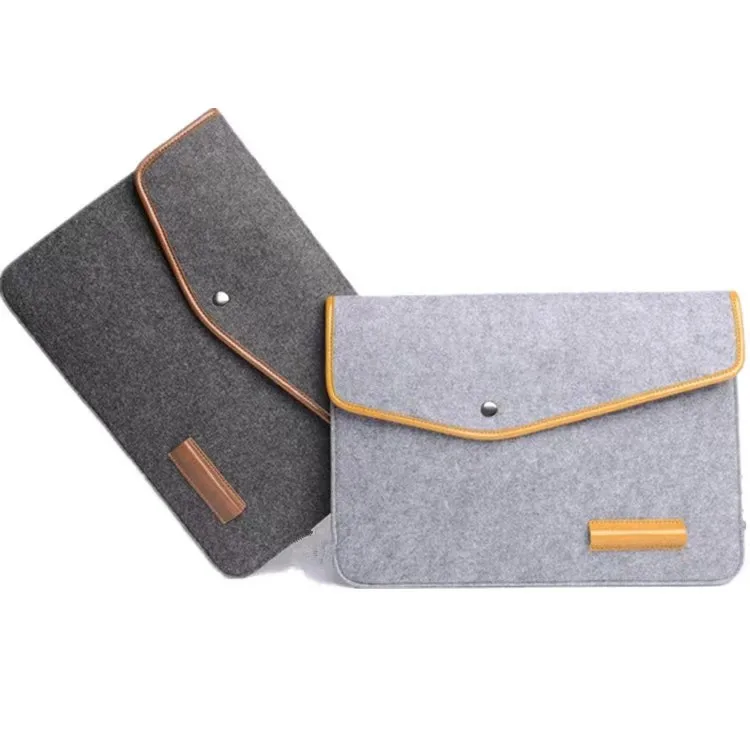 Custom Made Felt Wool Computer Case Cover Notebook Laptop Sleeve Bag for 11.6 13.3 15.4 Inch Macbook 16 Pro A2485