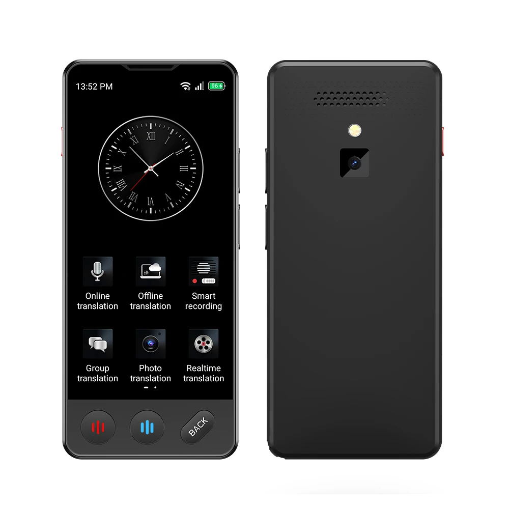 2023 new arrival smart voice translator device  chinese english language 4G photo translation machine A20 4G smart translator