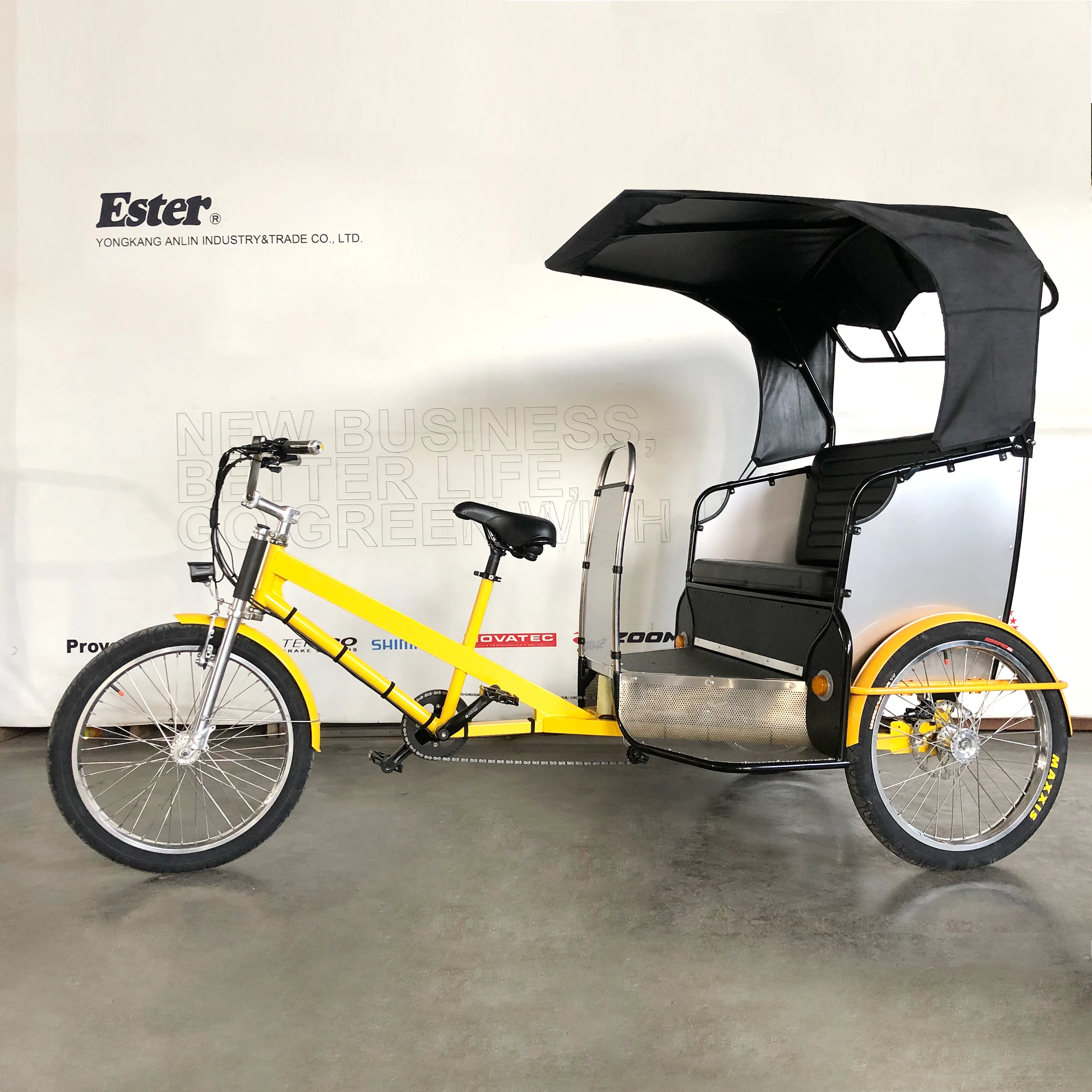 ESTER 2 Person Electric rickshaw,Used Motorized Rickshaw for Sale
