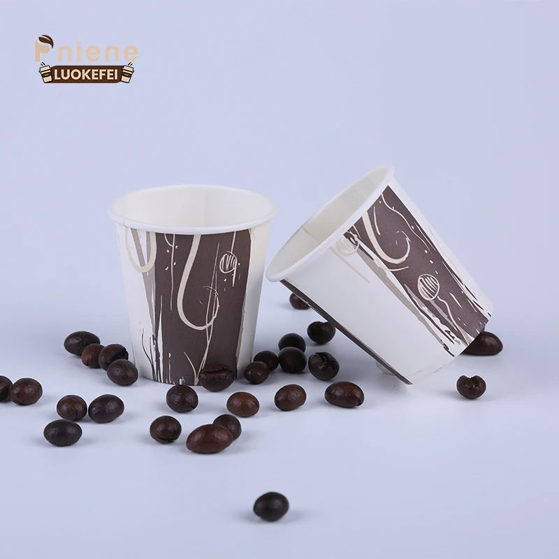 Personalize disposable healthy paper cups for hot and cold drinks anhui luokelei paper cup
