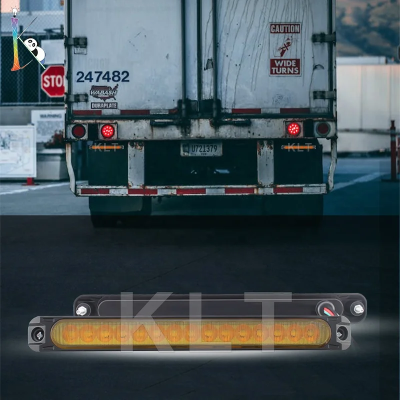 Warning Light Led Diode Light Trailer Truck Orange Led Side Marker Lamp 12v-24v Truck Accessory