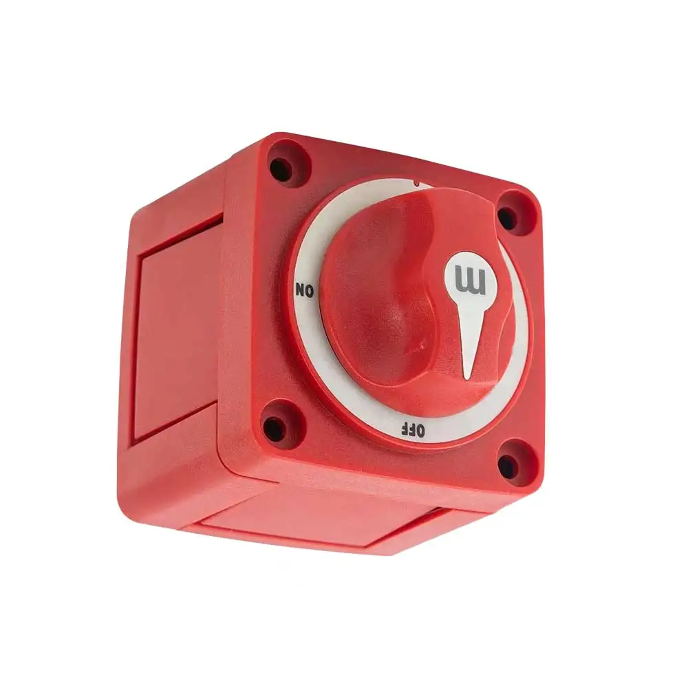 Переключатель батареи OSWELL m-Series вкл/выкл с ручкой красный