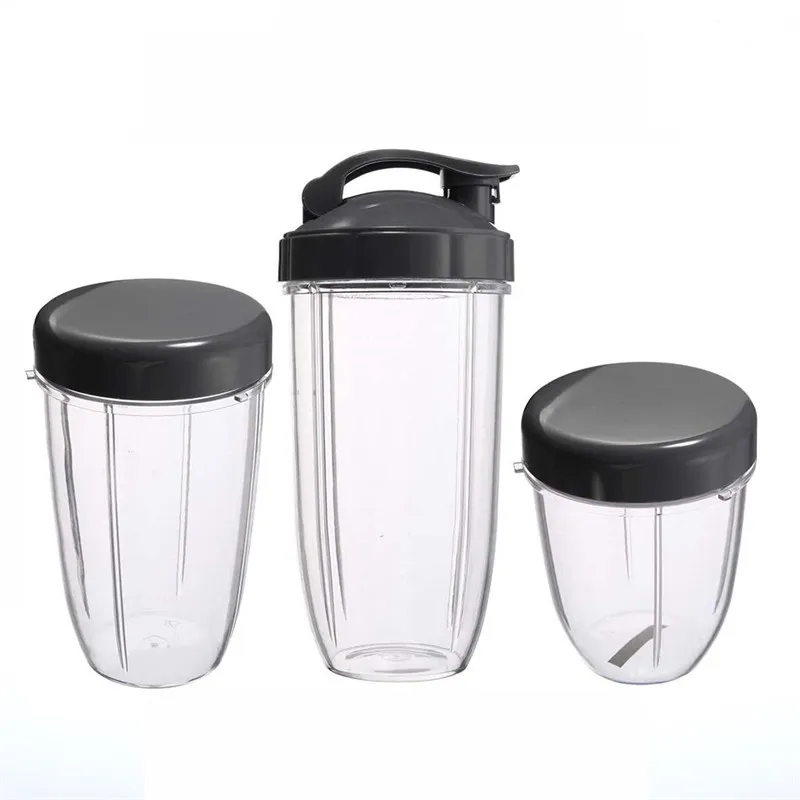 18oz/24oz/32oz Replacement Cups With Lid for 600W 900W Nutri attechment blender parts blade