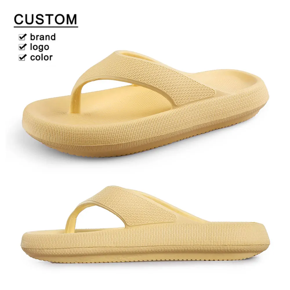 Cushion Silent Sole EVA Comfy Bath Spa Walking For Women Non-slip Multi-use Thickened Soft Men Pillow Cloud Flip Flop