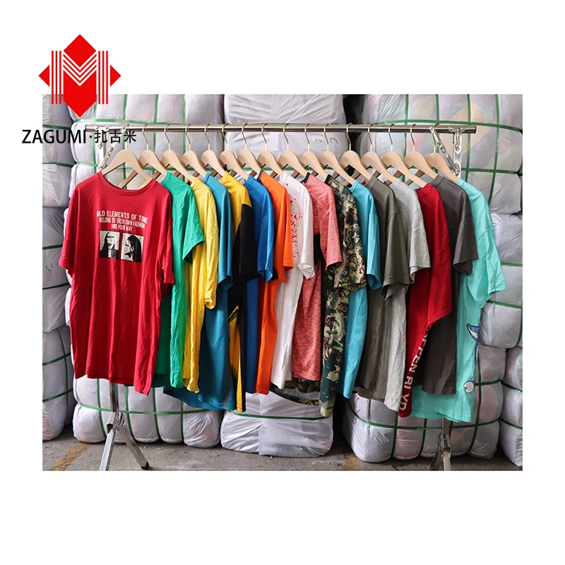 Cajas De Zapatos Y Ropas Usadas 30 Kg Ropa Vintage Friperie Talon 1er Choix Mark Teeshirt Man Mens T Shirt China Used Clothes