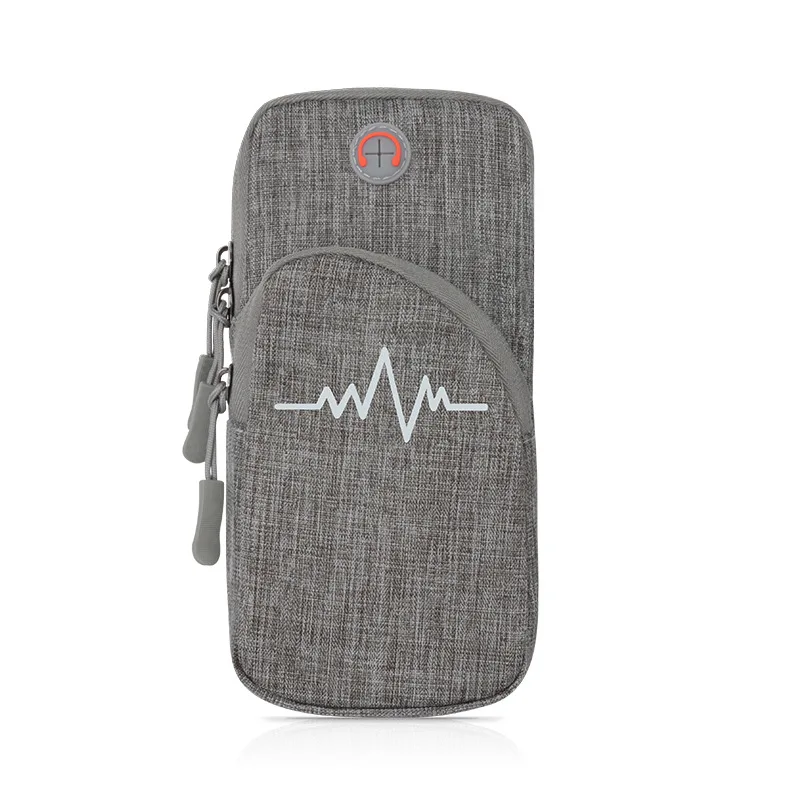 Running Wrist Bag Music Waterproof Adjustable Mobile Phone Bag With Earphone Hole Outdoor Arm Bag Travel