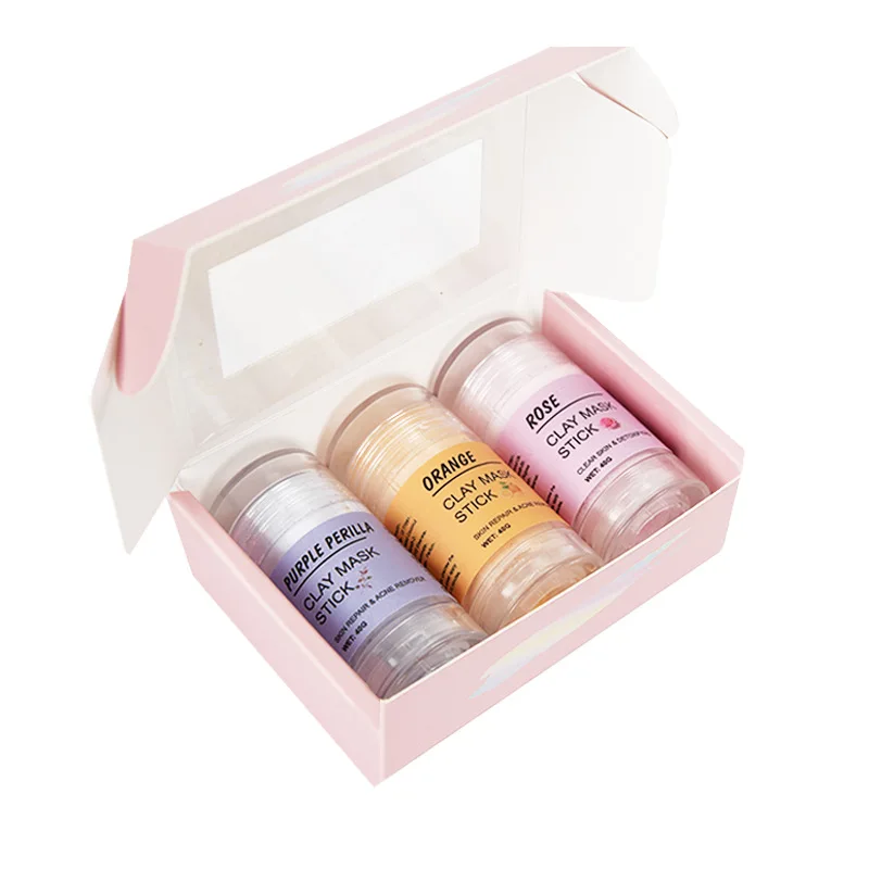 OEM Clay Mask Stick Mascarilla Facial Cleansing Facemask Masker  Pore Cleaner Masque Visage Soin Mud Mask