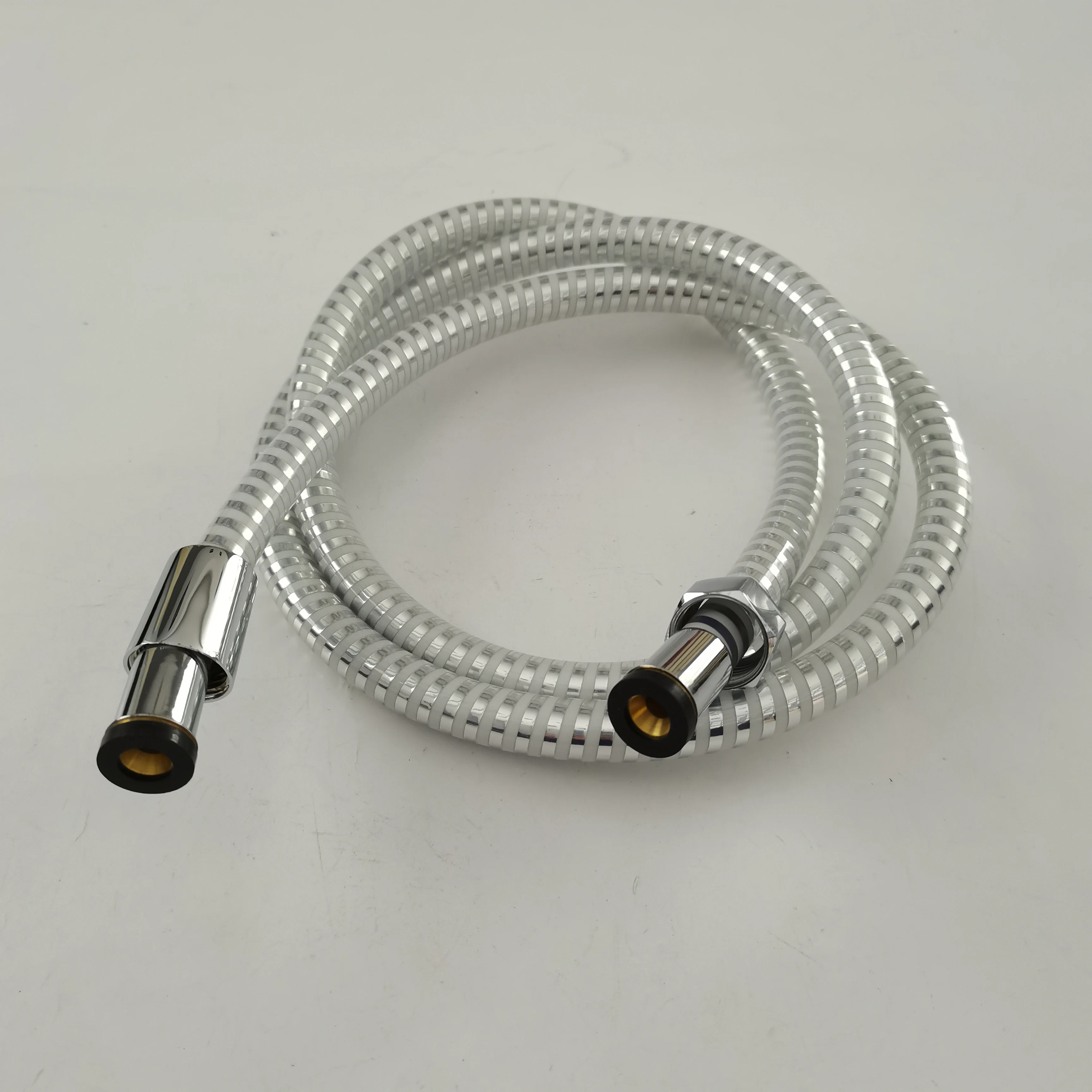 Good price high quality outdoor silver white plastic pvc bathroom flexible toilet bidet hand shower hose sprayer pipe tube