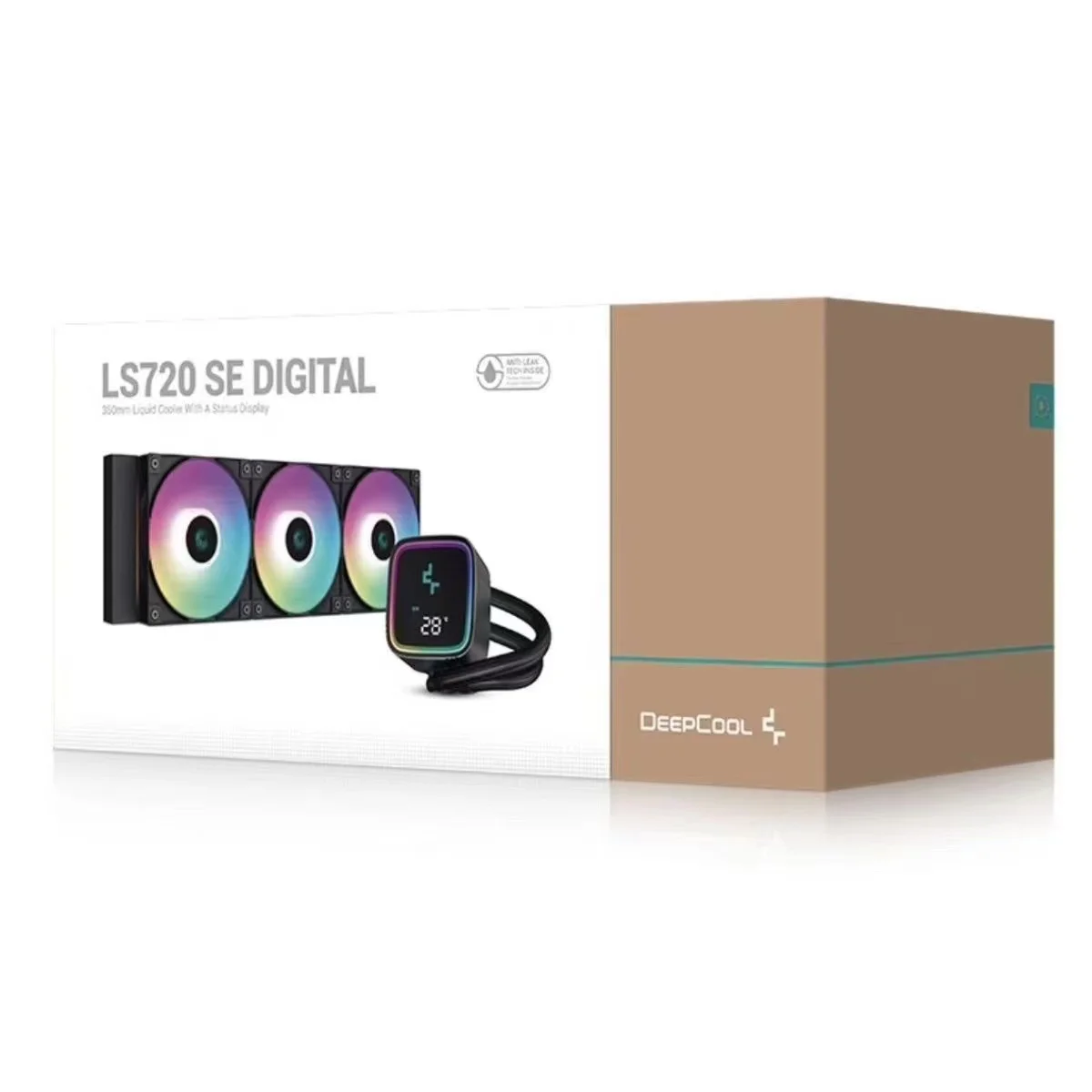 New DEEPCOOL LS720 LS520 SE white black 360mm 240mm RGB digital water cooler, suitable for cooling gaming computers